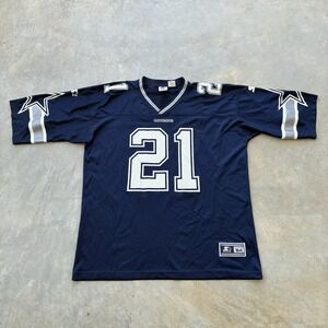 Vintage Starter Dallas Cowboys Deion Sanders Primetime 1995 NFL Jersey 52 2XL